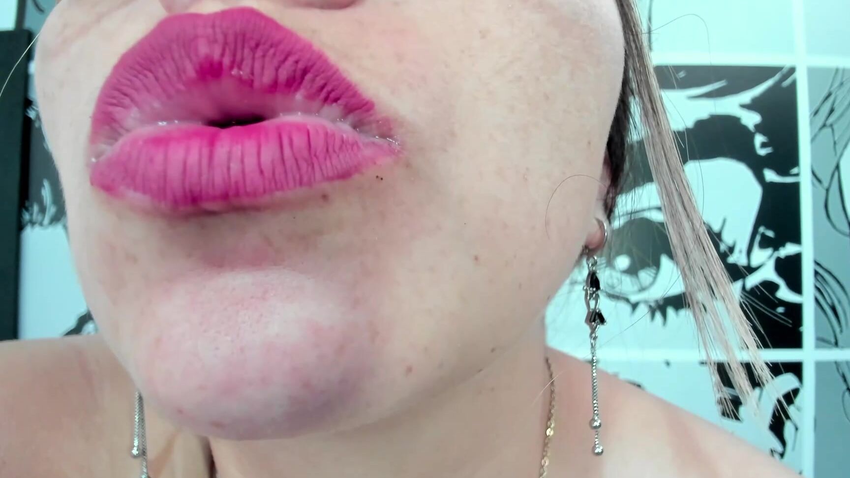 "Coconutsex" closeups, free, lipstick, spitfetish, tonguefetish Saliva Expert Saliva Knowledgeable Tongue fetish manyvids