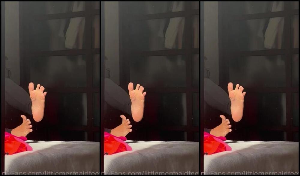 Little Mermaid Nicknamed Littlemermaidfeets 10 26 2022 Onlyfans Video Toes Or Soles Morning