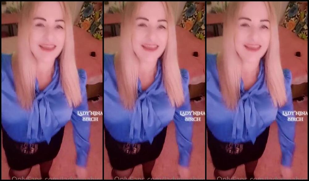 Lady Nina Birch Nicknamed Ladyninabirch Findom 08 20 2022 Onlyfans Video I Just Love Sissy Play And Ive Got An Epic Day Of It Today