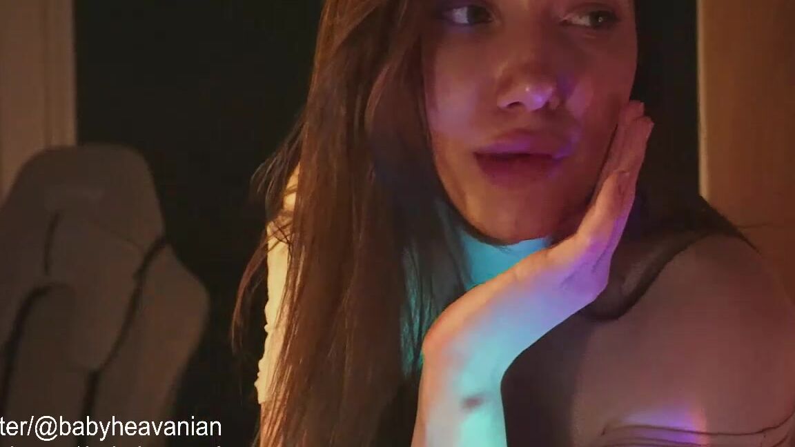 "Babyheavanian" eroticmagic, eyecontact, goddessworship, livecams, sfw, teaser Teasing you again on my live stream manyvids