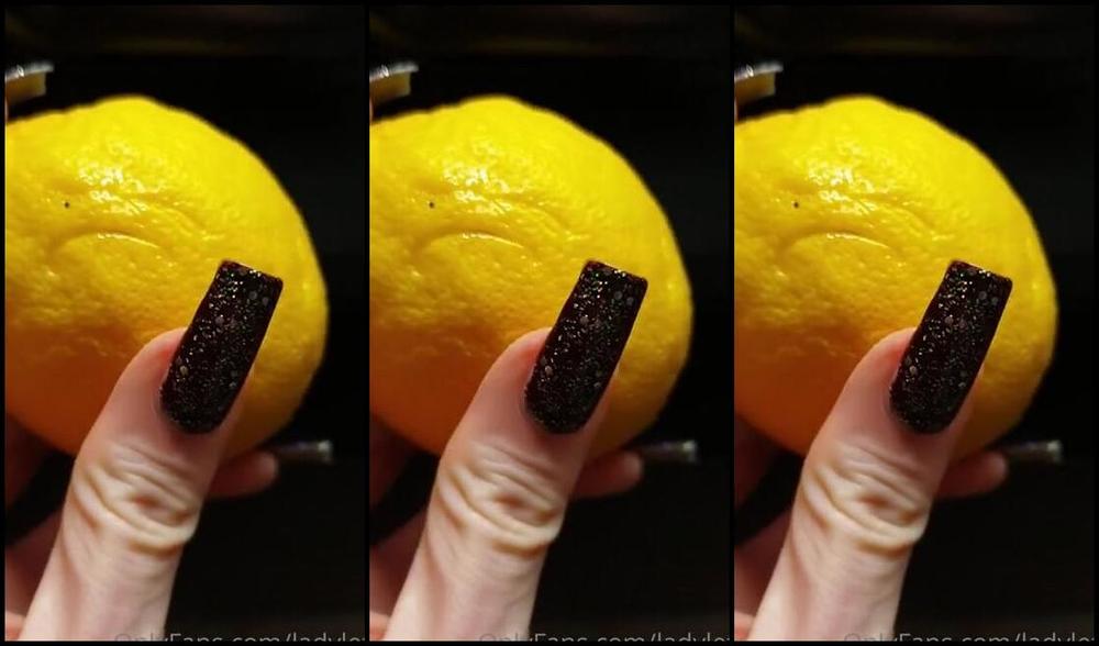 Lady Left Nicknamed Ladyleft 02 13 2021 Onlyfans Video A Collection Of Lemon Slicing Skin Piercing Videos In Black Glittering Polish Ok3W