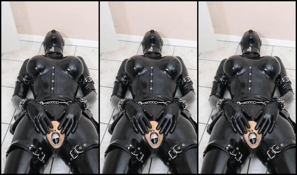 Dollified Nicknamed Dollified Onlyfans Happy Friday One Hot And Sweaty Chastity Bound Gagged And Blindfolded Heavy Rubberdoll For You All This