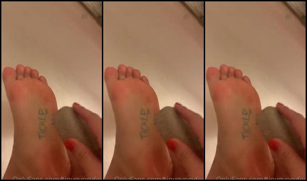 Tiny Gypsy Nicknamed Tinygypsyfeet 01 26 2021 Onlyfans Video Hot Shower After A Freezing 5 Mile Hike