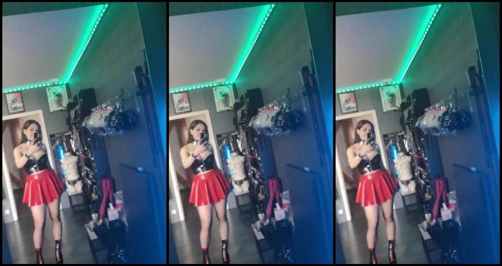 Sophie X Elodie Nicknamed Sophie X Elodie 03 24 2024 Onlyfans Video In Meinem Neuen Rot Schwarzen Latexoutfit Und Kleine Roomtour Dazu