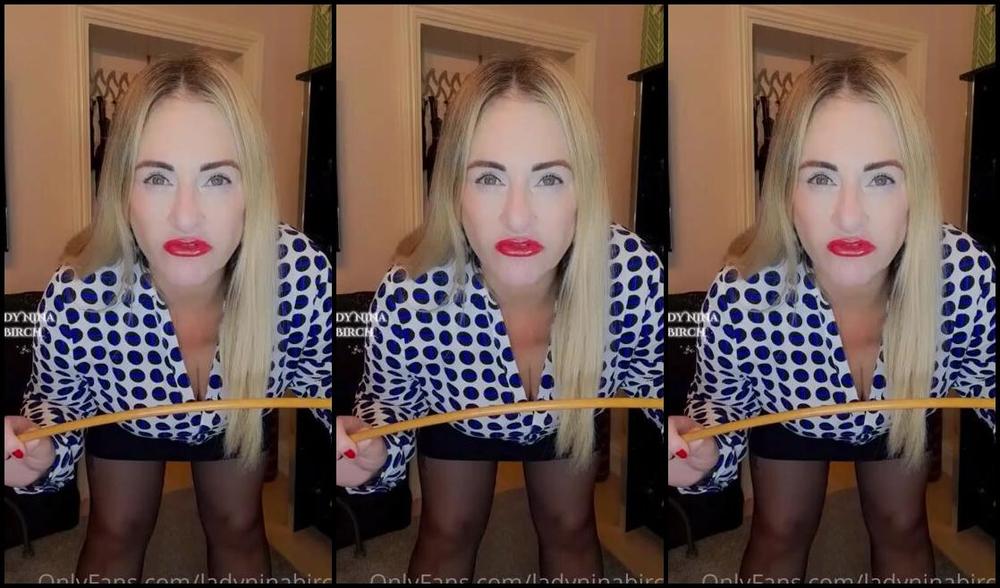 Lady Nina Birch Nicknamed Ladyninabirch Findom 09 22 2022 Onlyfans Video Been Naughty A Visit To My Office Can Be An Uncomfortable Experience Hahaha