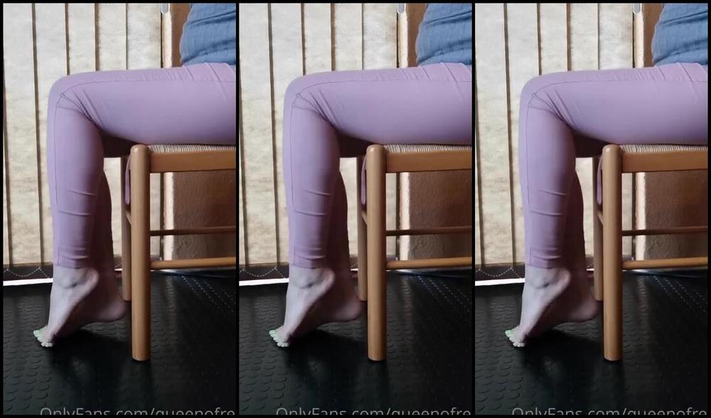 Goddess Trinity Nicknamed Queenofred 07 01 2020 Onlyfans Video Side View With My Sparkling Sandals