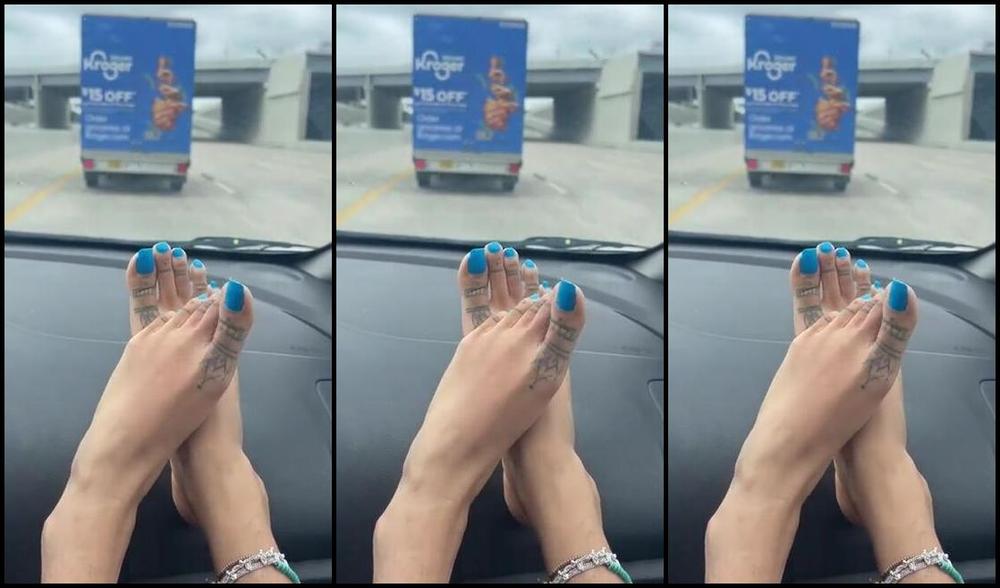 Zafeet Nicknamed Zafeetllc 06 24 2024 Onlyfans Video Sexy Driving Toes