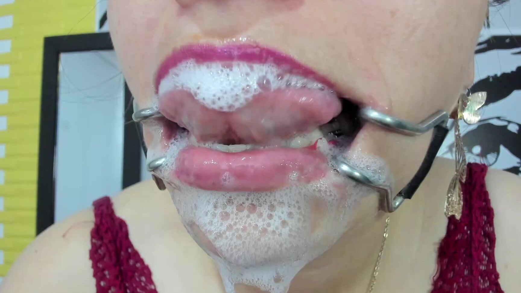 "Coconutsex" drool, roughsex, sloppy, submissivesluts, swallowingdrooling The Erotic Art of Gagging and Spitting manyvids