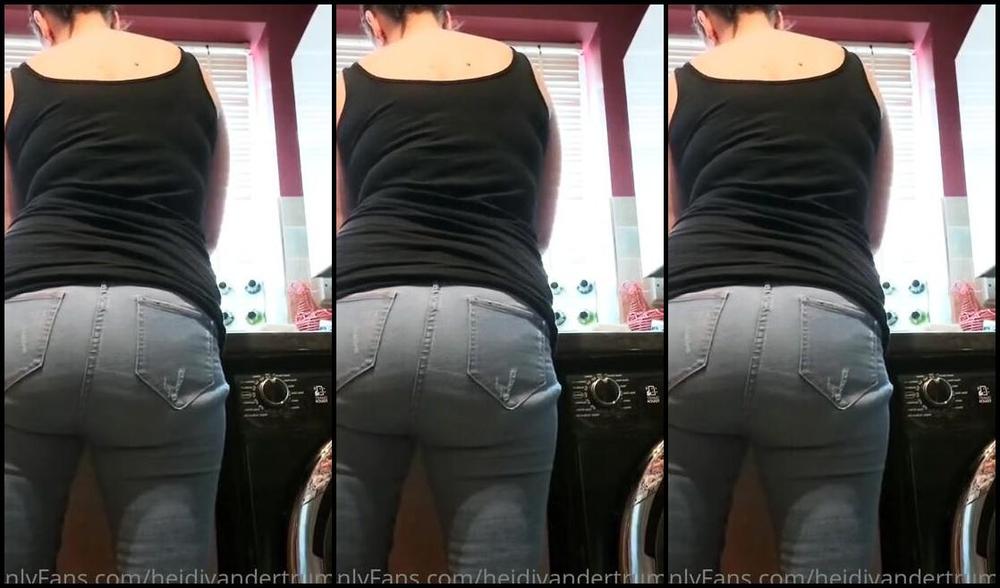 Heidi Foxx Nicknamed Heidivandertrump Onlyfans Secretly Watching Me Do The Washing Up