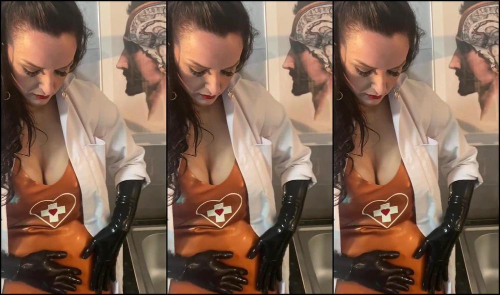 Vivienne Lamour Latex Glove Tease In The Medical Suite Manyv