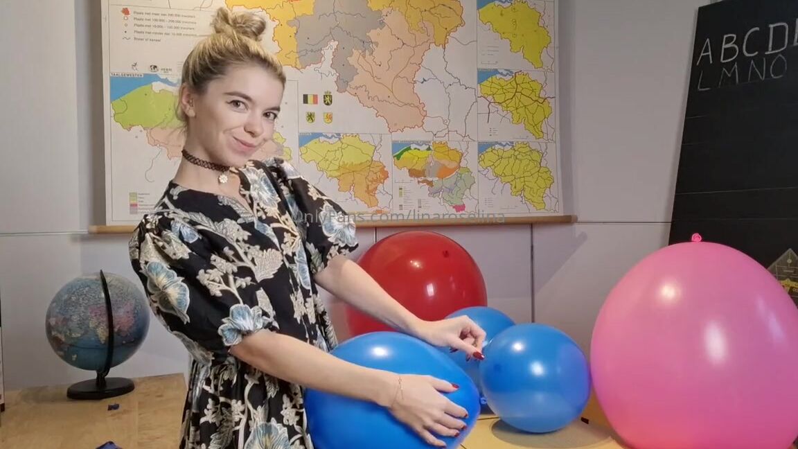 Lina Roselina Nicknamed Linaroselina 02 21 2025 Onlyfans Video Afterwork Hourstoday Ill Be Enjoying My Balloons In My Classroom When My Shift Is Over