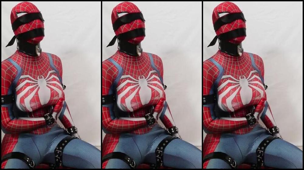 Dollified Nicknamed Dollified Onlyfans Whats This Spidey Wakes Up To Find She Has Been Locked Inside Her Suit Well Might