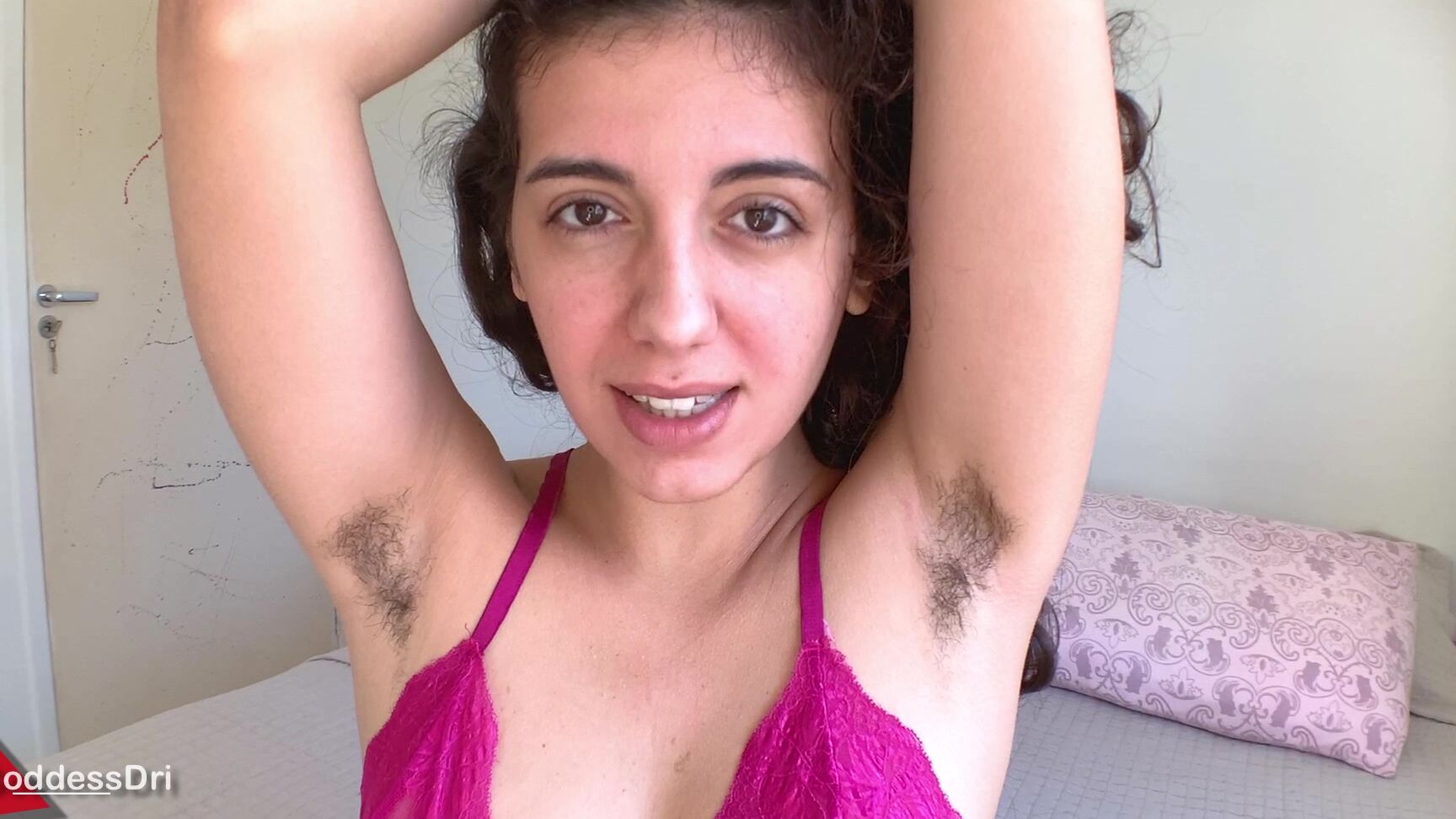 "GoddessDri" face fetish, femdom pov, hairy armpits, smell fetish, sweat fetish Salty Sweat manyvids