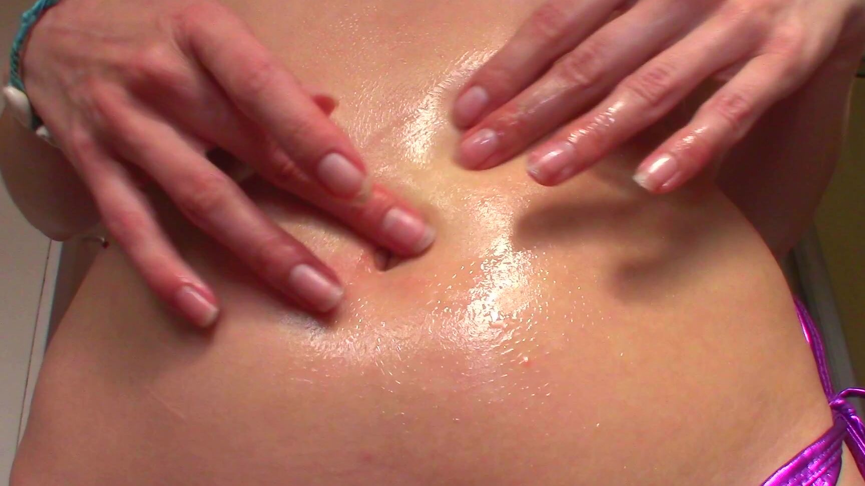 "Goddess Vanessa" oil, belly button fetish, belly fetish, lotion/oil fetish, belly OILY Lil Belly Button Manyvids