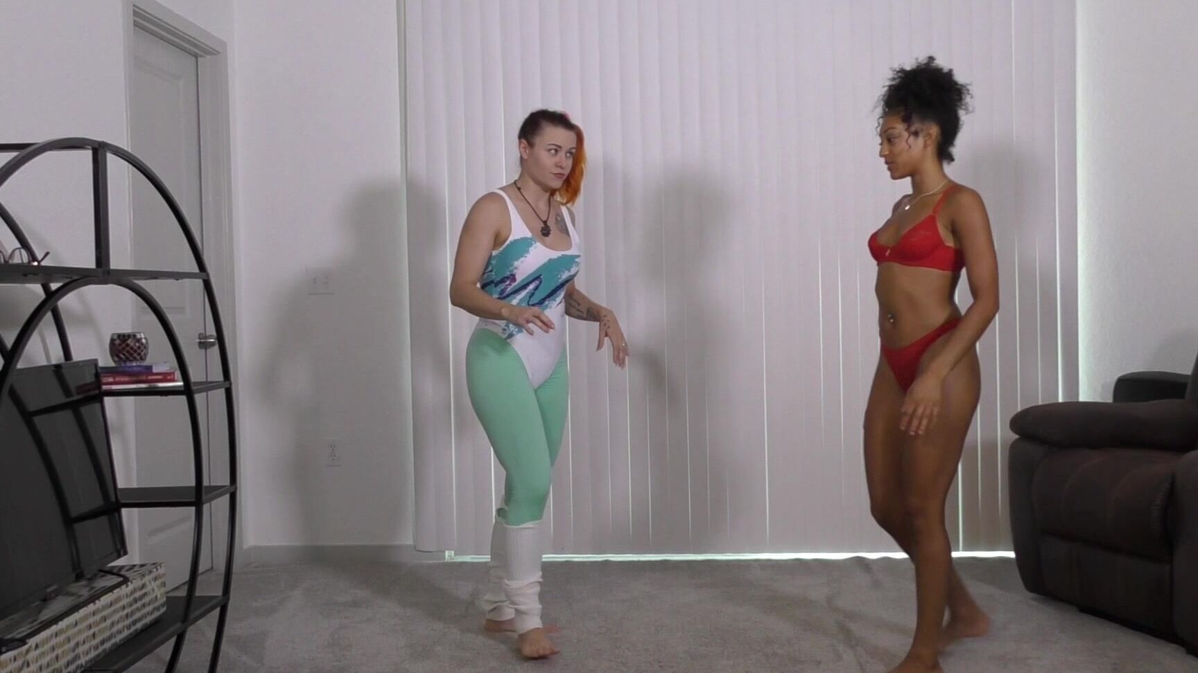 "Alexis Rain" ebony, exercise, lift & carry, redhead, workout Lift Combo 9 Manyvids