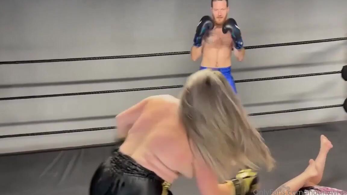 Mutinywrestling Nicknamed Mutinywrestling 12 10 2024 Onlyfans Video Aarons First Match Ever Vs Melcandy And Mutiny