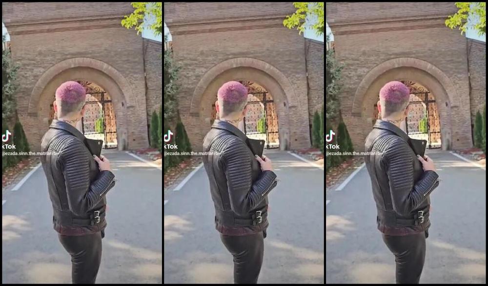 Ezada Sinn Nicknamed Ezada Onlyfans Leather Glam Punk With Padronaera Earlier Today