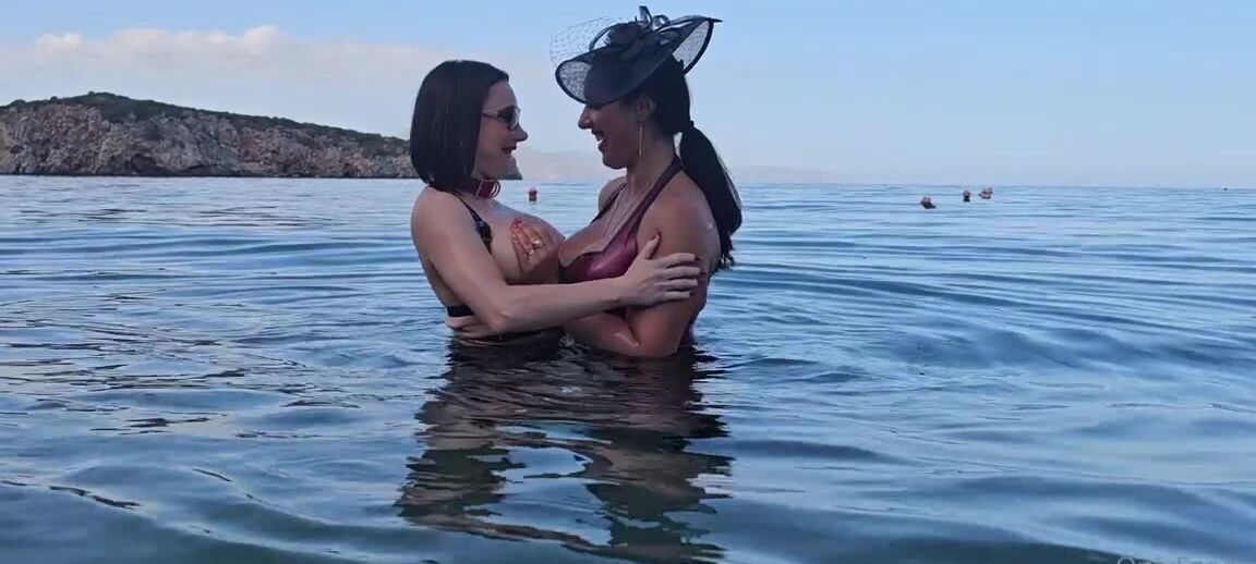 Ezada Sinn Nicknamed Ezada Onlyfans Kinky Time At The Beach With Y Fetish Girl Lillagrace While You Are Watching Locked In Chastity Z