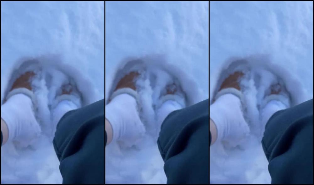 Kittys Pretty Feet Nicknamed Kittys Sweet Feet 02 20 2024 Onlyfans Video Braving The Winter Chill With Bare Feet In The Snow A Frosty Adventure That Left