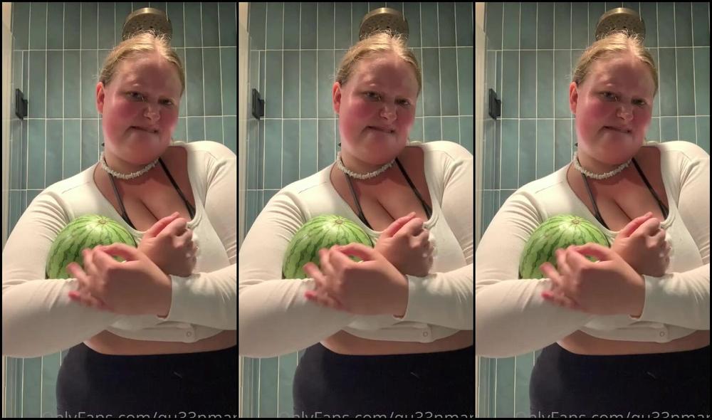 Queen Mary Nicknamed Qu33Nmary 07 28 2023 Onlyfans Video Im Crushing Your Head Next Like I Crushed These Two Watermelons