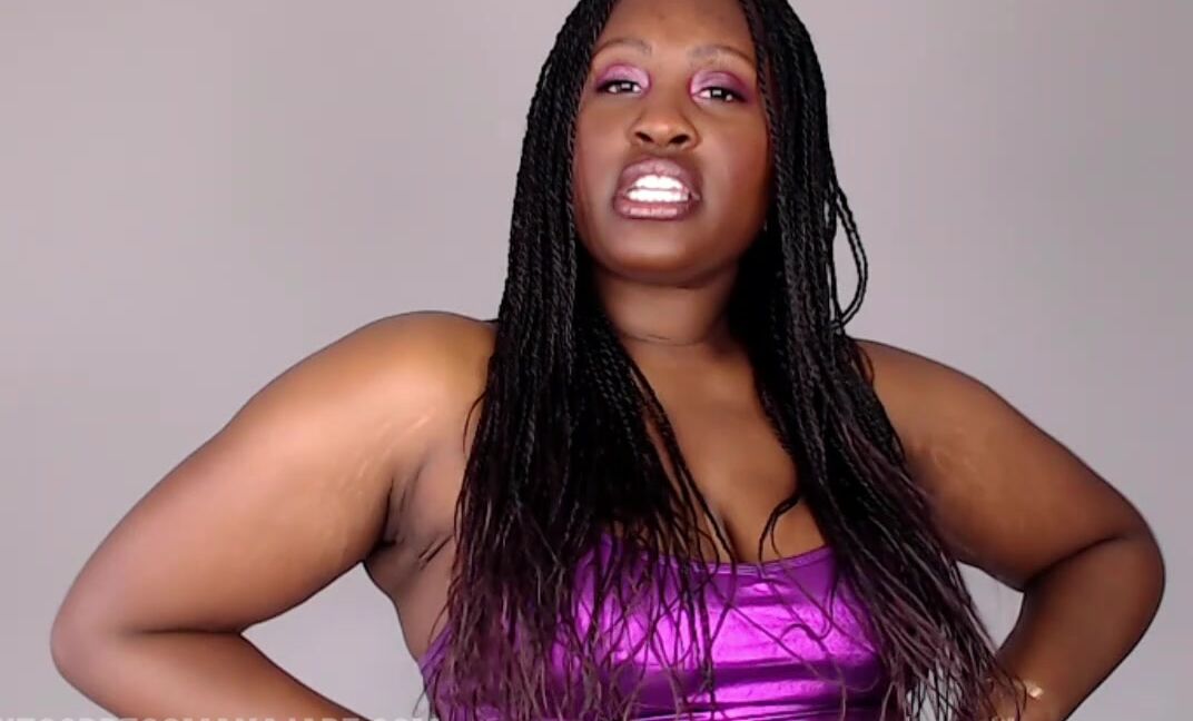 "UnfriendlyBlckHottie" blackmail fantasy, brat girls, ebony female domination, gay humiliation, money fetish Caught With Cock In your Hand manyvids