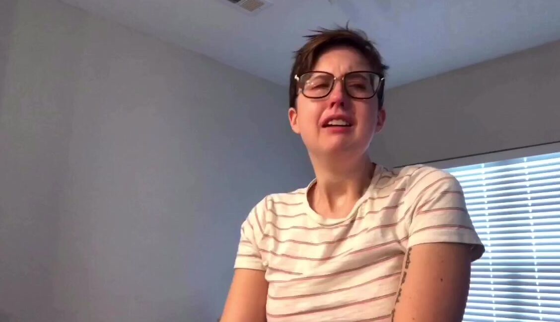 "happylilcamgirl" crying, eyeglasses, fetish, noseblowing, sfw, tittysqueezing Crying and Noseblowing Fetish Manyvids