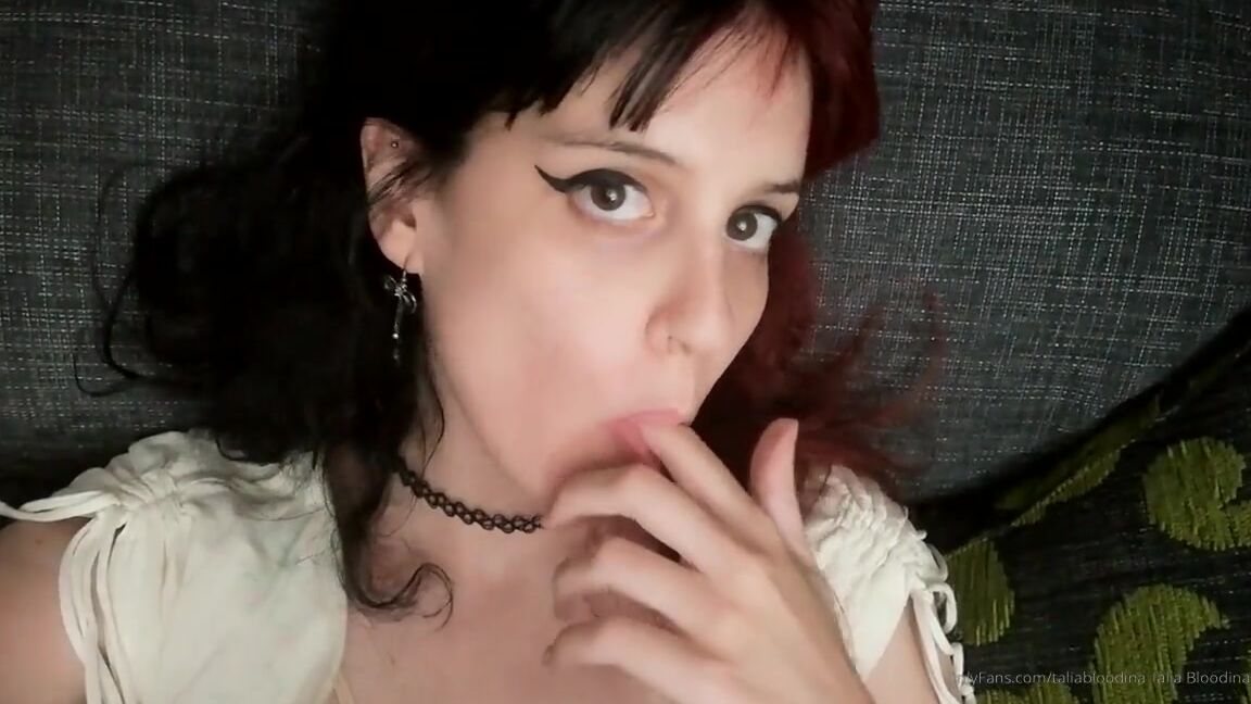 Talia Bloodina Nicknamed Taliabloodina 08 04 2019 Onlyfans Video Sucking My Fingers Letting You See My Tits And My Hairy Wet Bush What Else Could