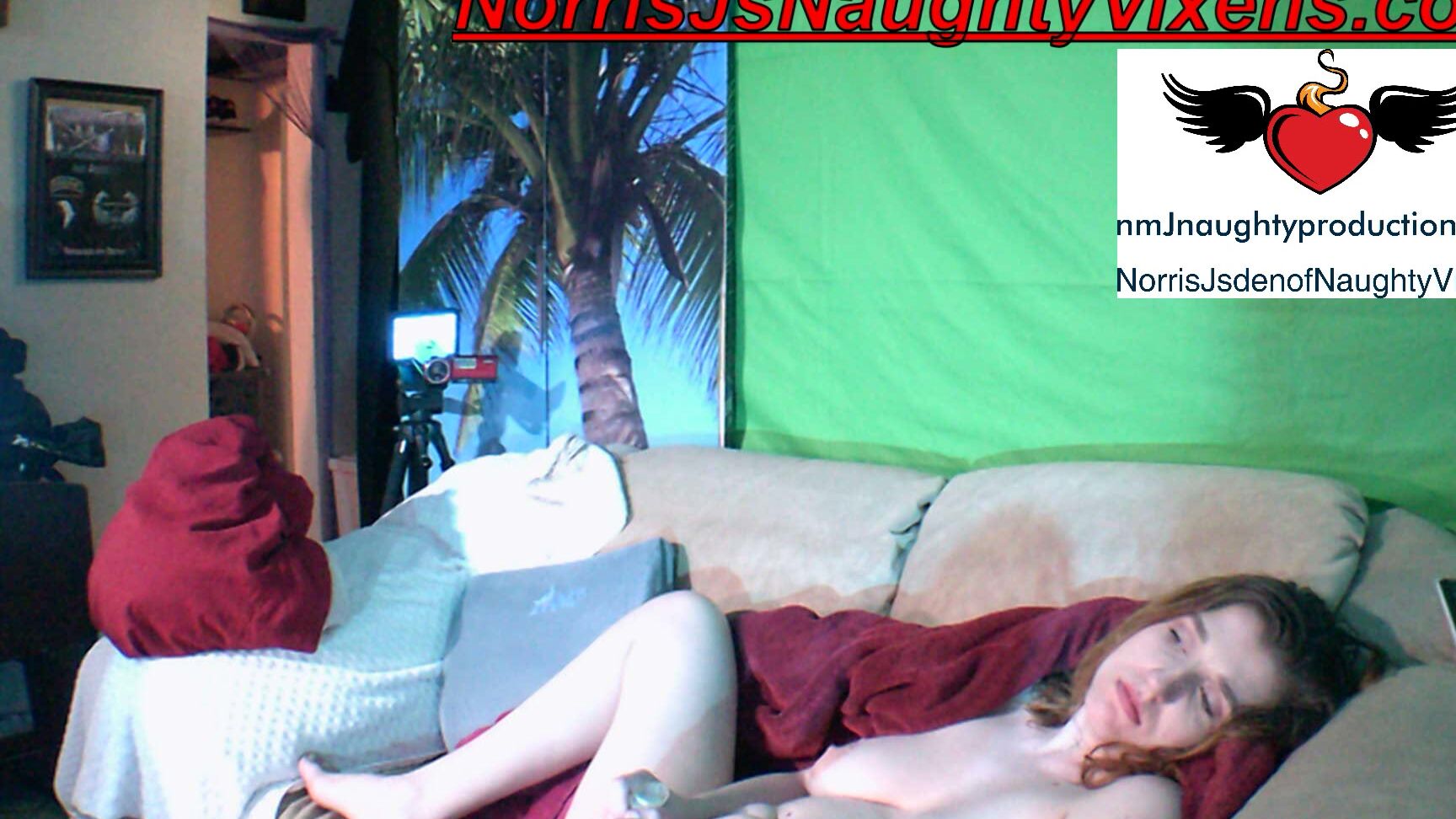 "nmjnaughtyvixens" blowjob, deepthroat, duelmasturbation, fucking, toys Autumn Gram comes by so we can fuck Manyvids