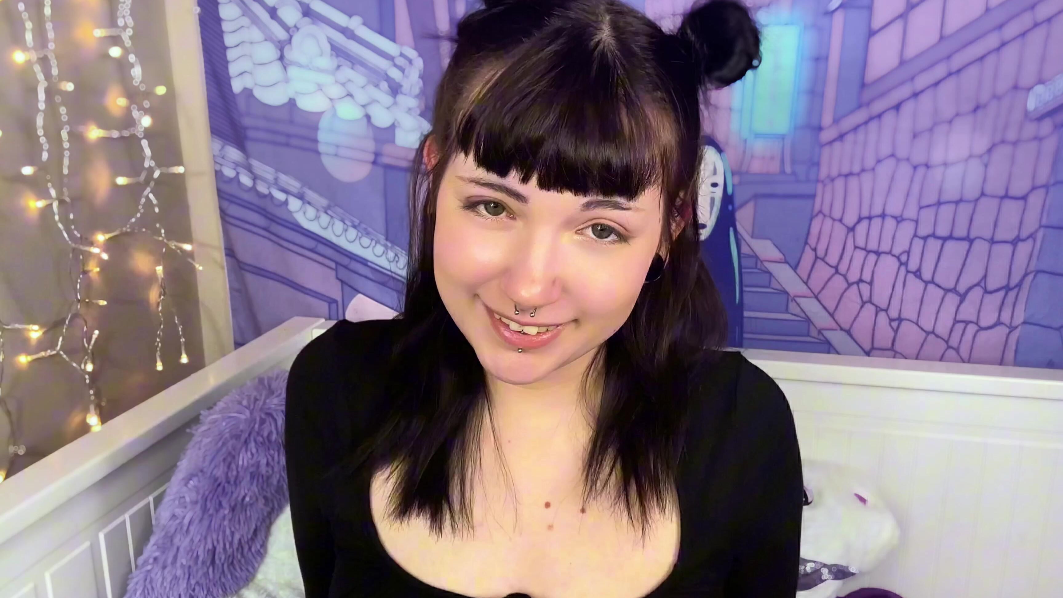 "DogWife" alternativegirl, bigboobs, fartfetish, goth, taboo Cute girl encourages you to fart for her Manyvids