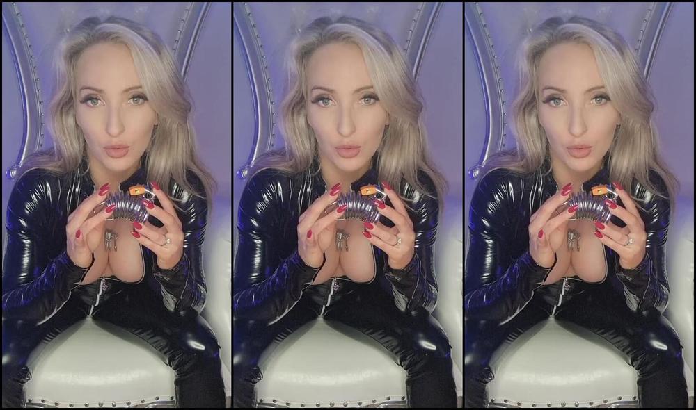 Mistress Courtney Nicknamed Themistresscourtney 04 25 2024 Onlyfans Video Your Cock Belongs In A Cage For Me