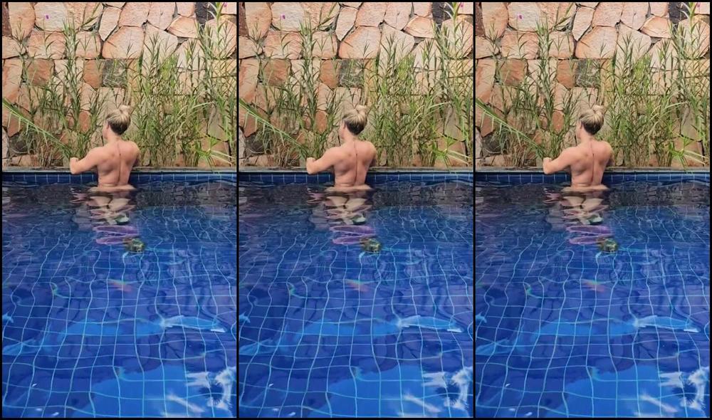 Elisa Mirsky Nicknamed Elisamirsky Fitness 07 31 2023 Onlyfans Video Estou Nua Na Piscina Mas A Gua Est Um Pouco Fria