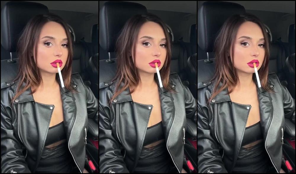 Only Yana Nicknamed Only Yana 09 11 2024 Onlyfans Video My Leather Jacket And Leather Boots Go Well With My Leather Interior In The Car