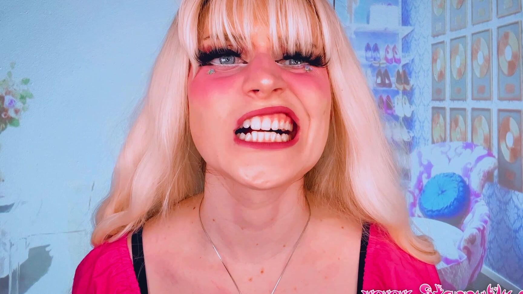 "Starry Yume" face fetish, mouth fetish, role play, sfw, silly faces, tongue fetish Silly Faces Fetish Manyvids