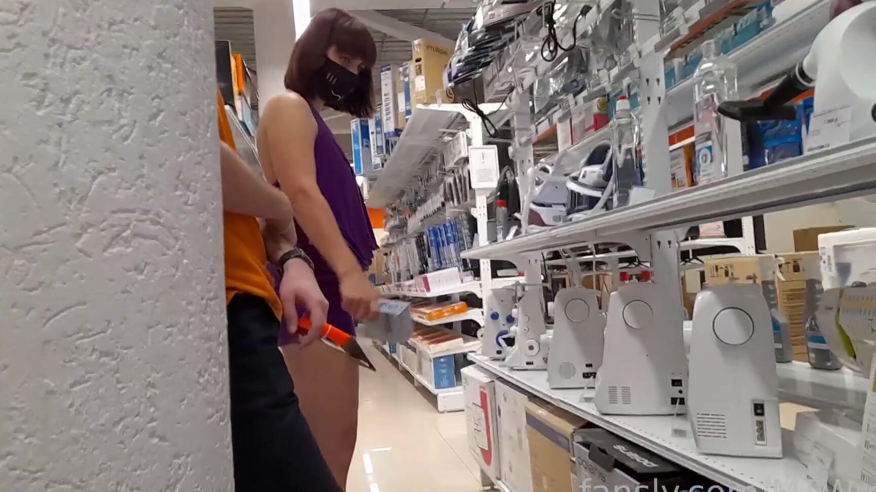 Exhibitionist Wife Topless Open Dress 1