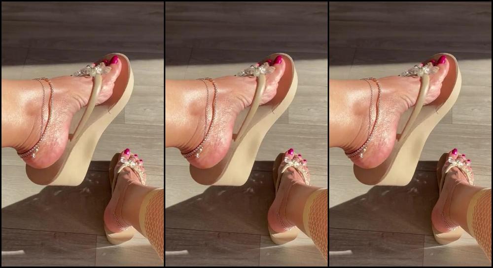 Sexyfeet47 Nicknamed Sexyfeet47 12 19 2025 Onlyfans Video Rise N Stroke For My Beautiful Feet In These Cute Wedge Flip Flops That Glowing In