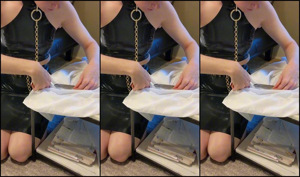 Mdollbot Nicknamed Mdollbot 08 16 2024 Onlyfans Video Sit In This Quiet Moment With Me While I Hem The Arm Opening Of This Shirt