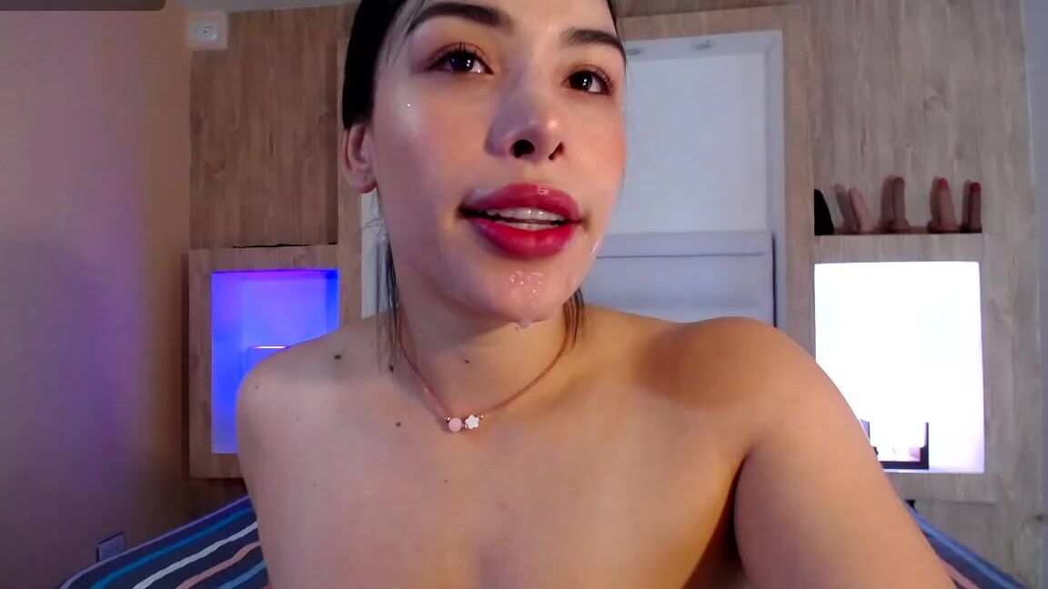 "Melted_Chocolate" amateur, cumming, fingering, orgasms, sloppy Luscious Licking of a Dildo Deep in a Latin Girl s Mouth Manyvids