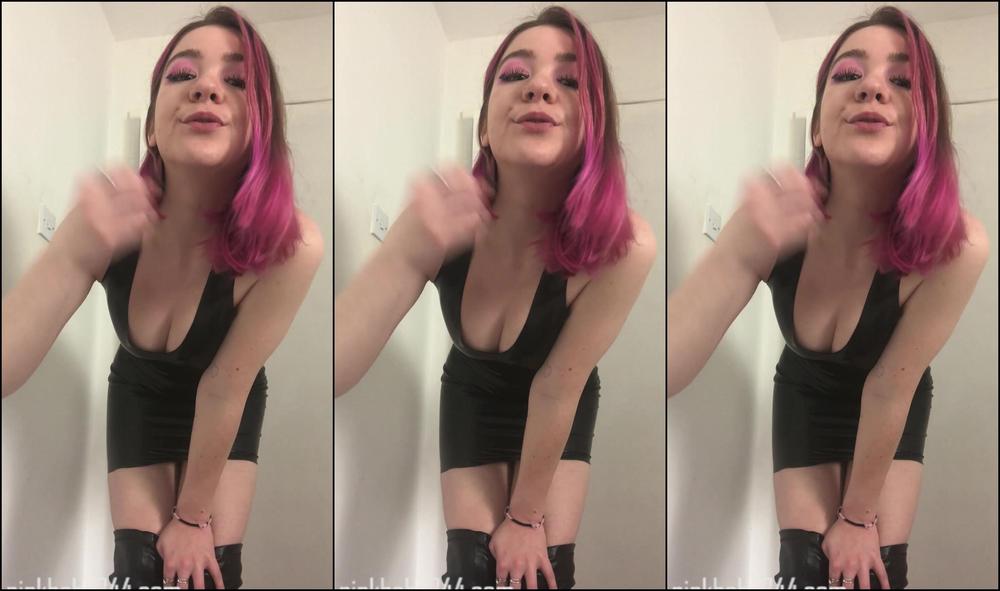 "pinkbaby24" femdom, latex, joi, petite, british latex joi Manyvids