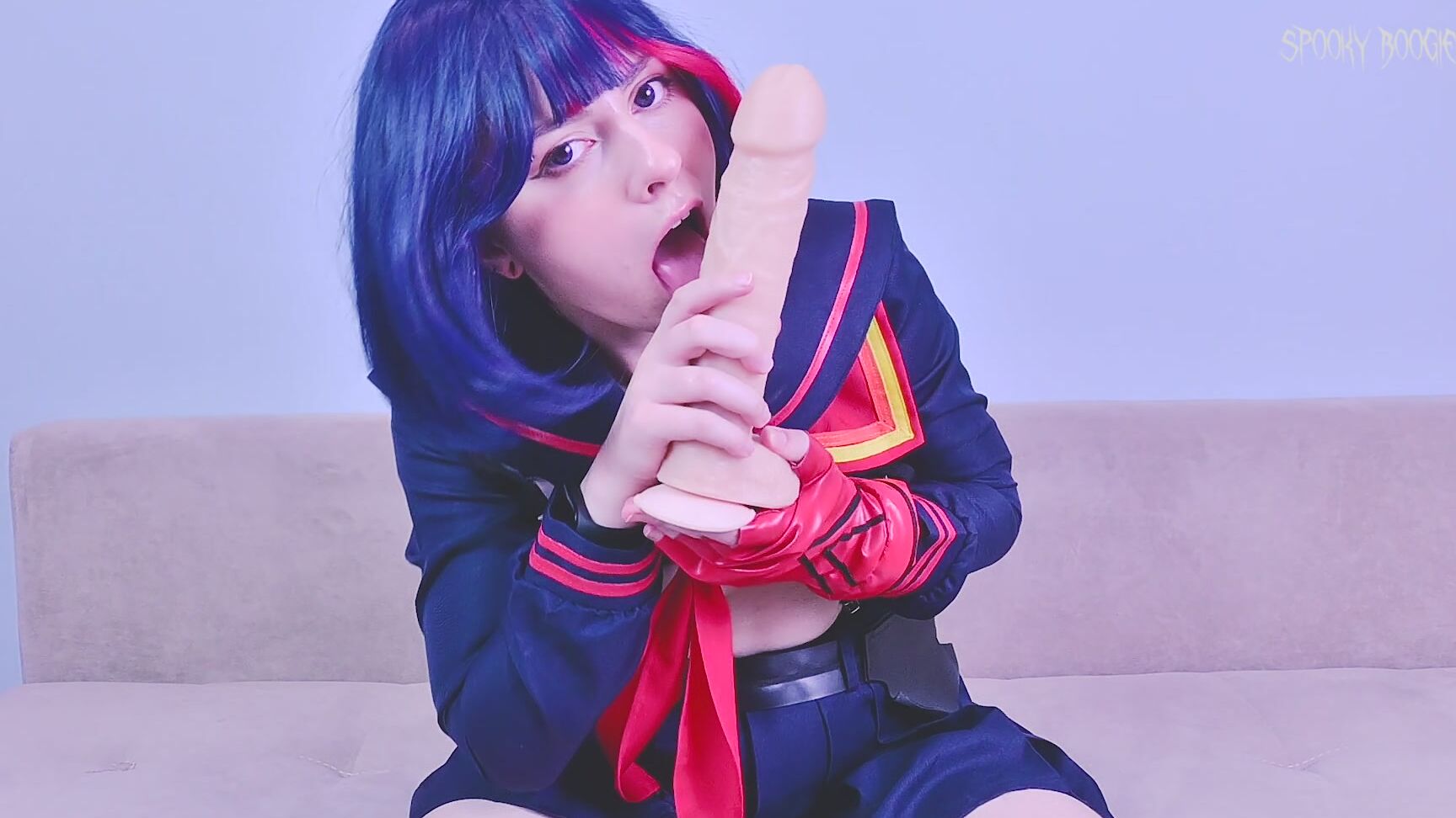 "SpookyBoogie" cosplay, dirty talking, role play, sexy gamer, squirting Senketsu made Ryuko Matoi horny and gave a squirting orgasm Manyvids