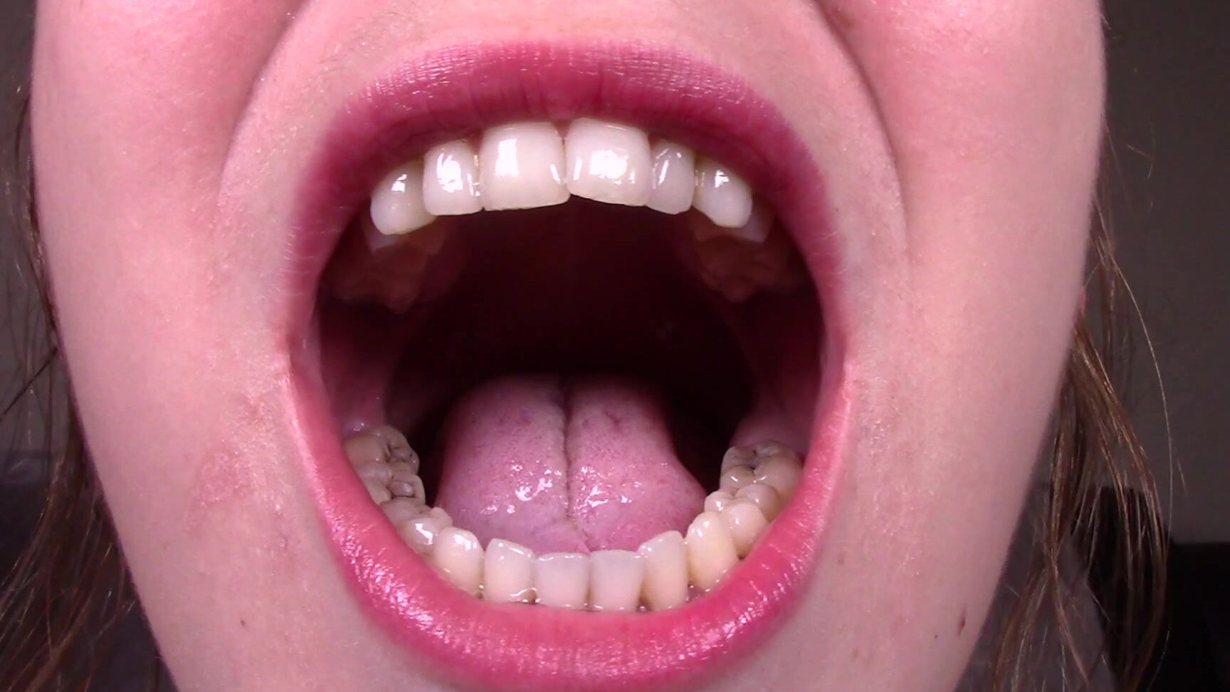 "Alexis Rain" lip fetish, mouth fetish, teeth, tongue fetish, uvula fetish Abby s mouth tour Manyvids