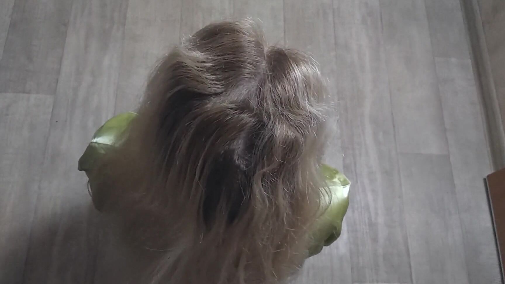 Stroking Long Hair Hairjob Hair Fingering Cumming On Hair