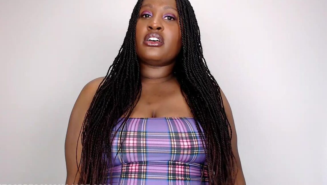 "UnfriendlyBlckHottie" arrogant woman, brat girls, ebony female domination, masturbation encouragement, sensual domination Jerk To My Arrogance Manyvids