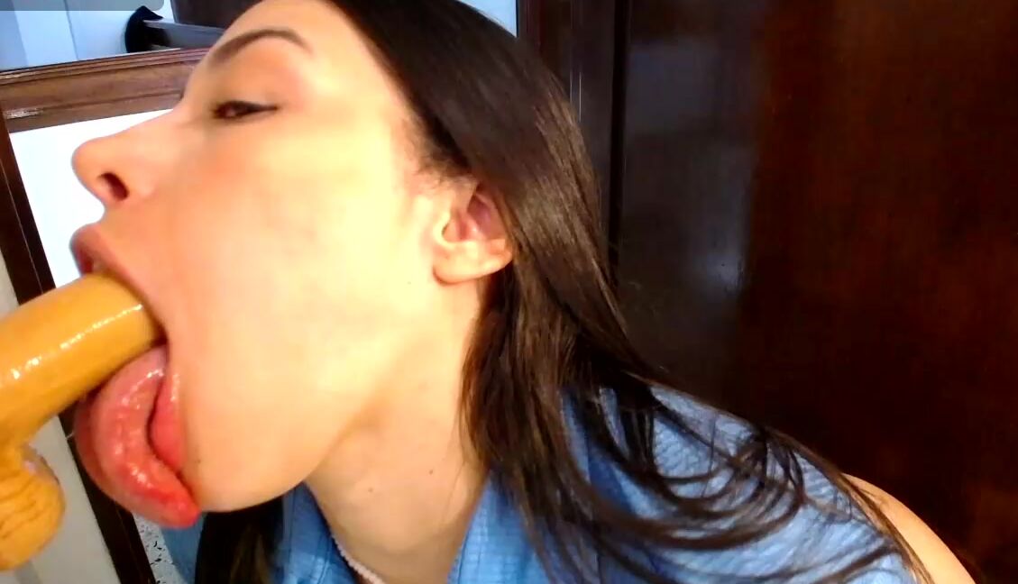 "Melted_Chocolate" 18and19yrsold, ass, blowjob, deepthroat, fucking, hardcore, latina, orgasms, sensual, sloppy Her Tongue Dances with Zeal on Wet Dildos with Fervor Manyvids