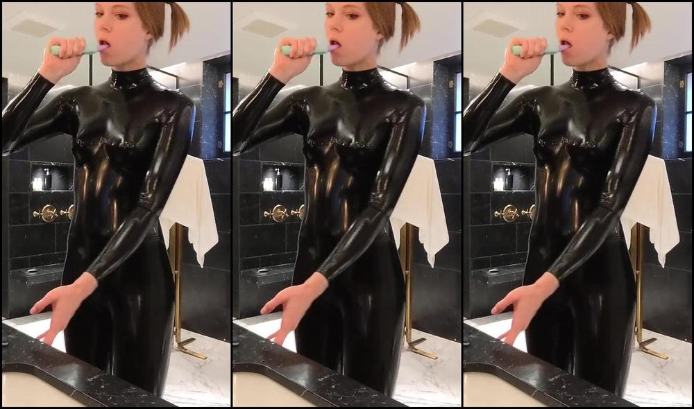 Mdollbot Nicknamed Mdollbot 12 07 2024 Onlyfans Video Tooth Brushing In Rubber Because We Ve All Got That Pesky Human Skin Underneath The Good Parts