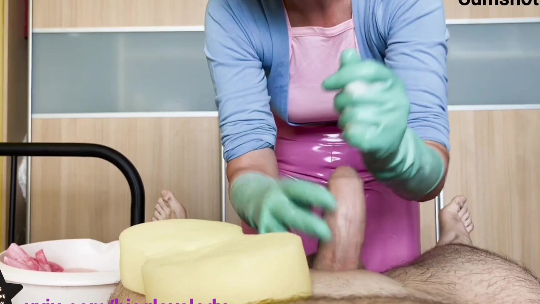 Очистка Члена От Камшотов Сделана Моими Латексными Перчатками И Губками Тизер Pornhub Com