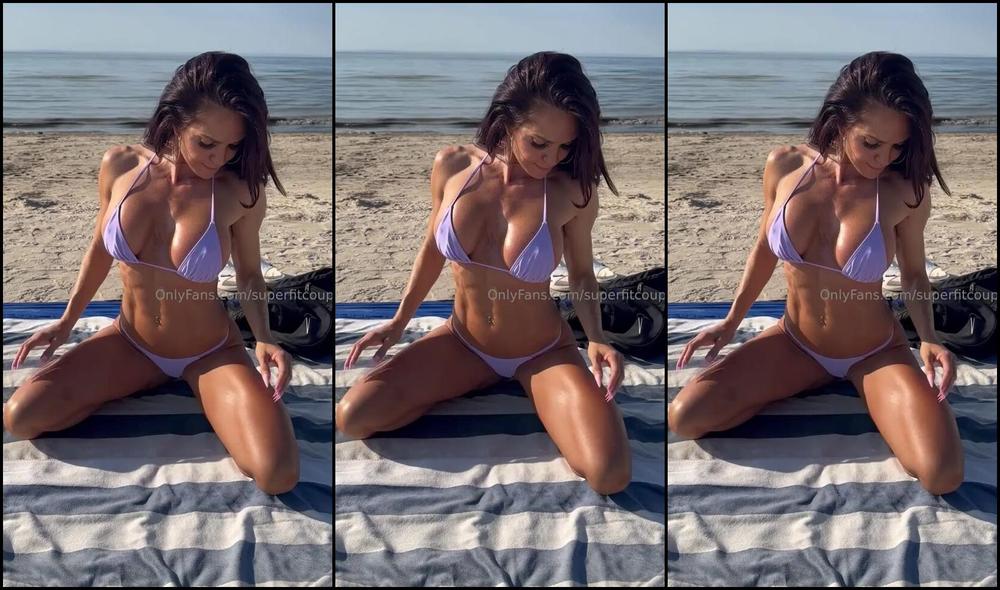 Superfitcouple Nicknamed Superfitcouple 09 27 2025 Onlyfans Video Had Fun At The Beach I Got Seen By A Guy Down The Beach When I
