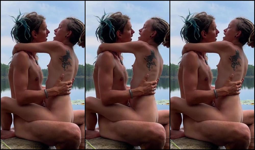 Тантрическая Сессия У Озера Rosenlundx Вертикальный Hd 60 Кадров В Секунду