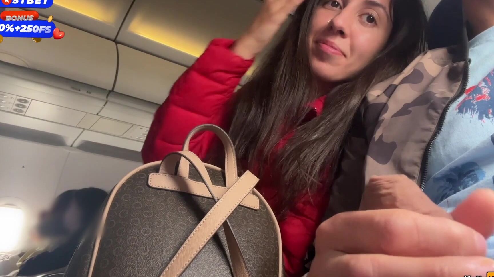 Не Могу Ждать И Хочу Подрочить Его Член Прямо В Самолете Полным Людей Публичный Засвет Pornhub Com