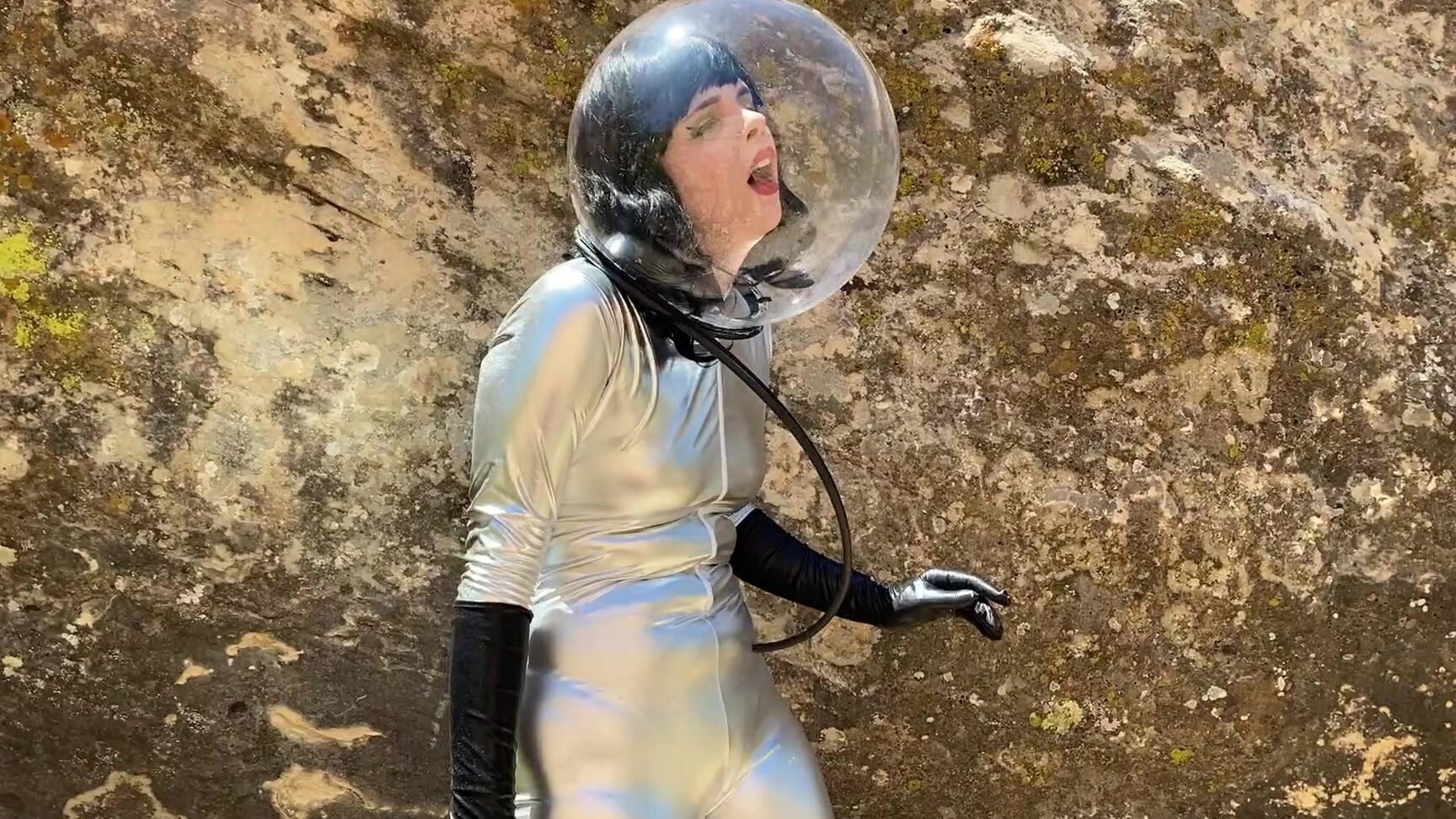 "DandyinDistress" fetishclothing, masturbation, space SpaceGirl s Final Peril Manyvids