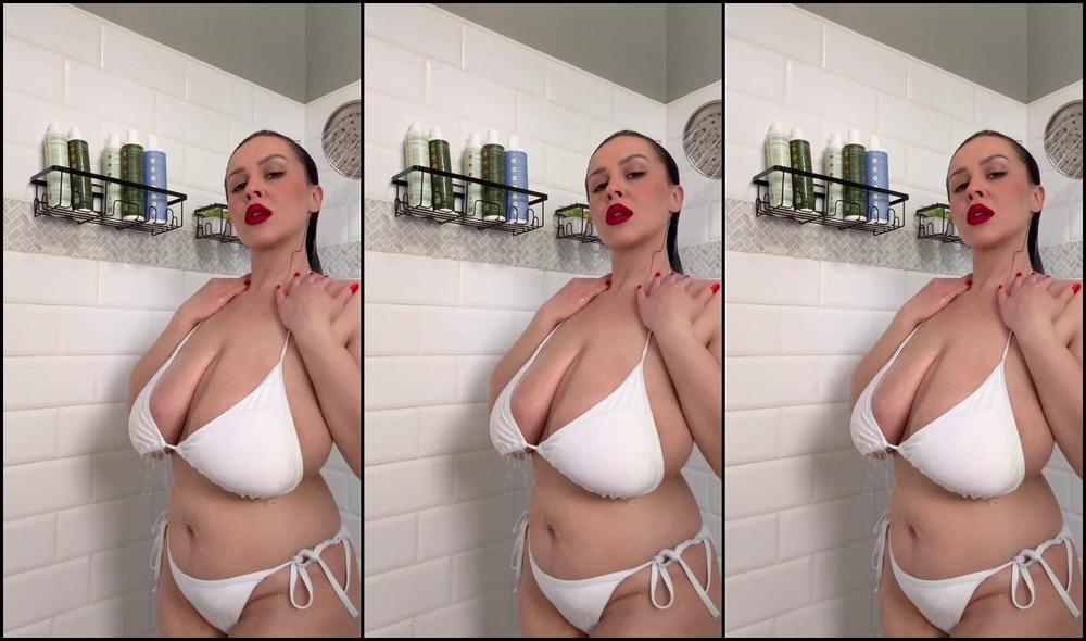 Gia Blaze Nicknamed Giablaze 12 28 2025 Onlyfans Video Pulling My Big Tits Out In The Shower